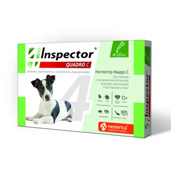 Инспектор Inspector Капли для собак 4-10 кг