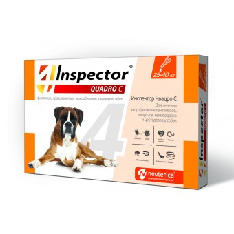 Инспектор Inspector Капли для собак 25-40 кг