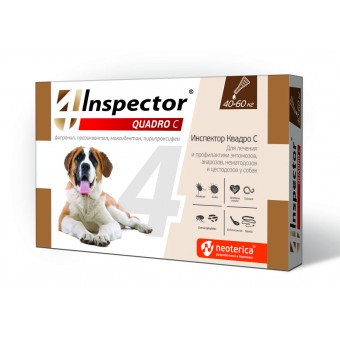 Инспектор Inspector Капли для собак 40-60 кг