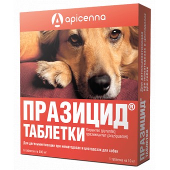 Празицид для собак, 6 таблеток