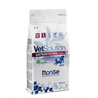 Монж Monge VetSolution Dog Gastrointestinal диета для щенков ГастроИнтестинал 1,5 кг