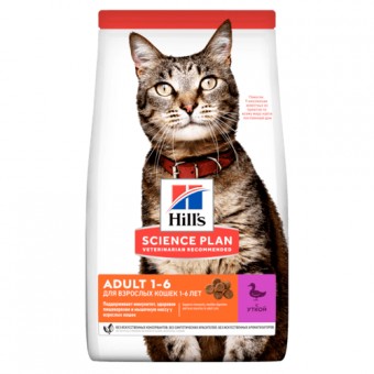 Hill's Adult сухой корм для кошек с уткой 300г