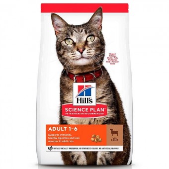Hill's Adult Lamb сухой корм для кошек с ягненком 300г