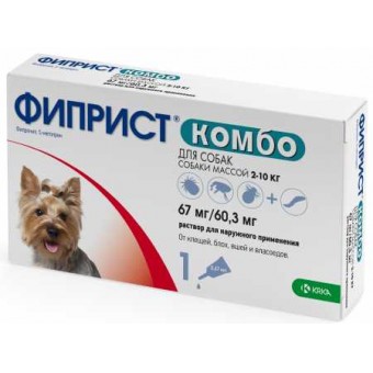 Фиприст Комбо для собак весом 2-10 кг