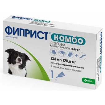 Фиприст Комбо для собак весом 10-20 кг
