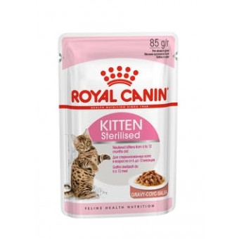 Перейти на страницу товара Kitten Sterilised (в соусе) 85г