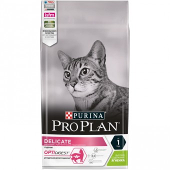 Перейти на страницу товара PRO PLAN Dalicate для кошек, Ягненок 1.5кг