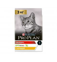 Перейти на страницу товара PRO PLAN для взрослых кошек Курица 3кг