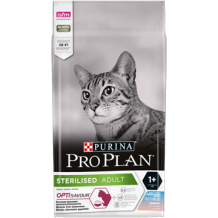 Перейти на страницу товара PRO PLAN Sterilised для кошек, Треска и форель 400 г