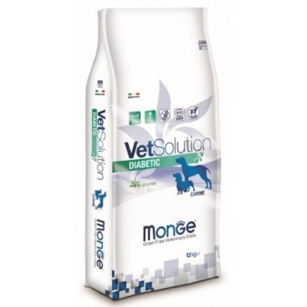 Монж Monge VetSolution Dog Diabetic диета для собак Диабетик 12 кг