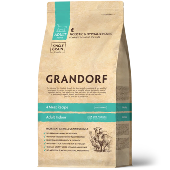 Перейти на страницу товара GRANDORF Четыре мяса для домашних кошек 2 кг