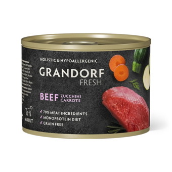 GRANDORF FRESH Говядина с цукини и морковью 200г