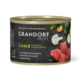 GRANDORF FRESH Ягненок с цукини и цветной капустой 200г